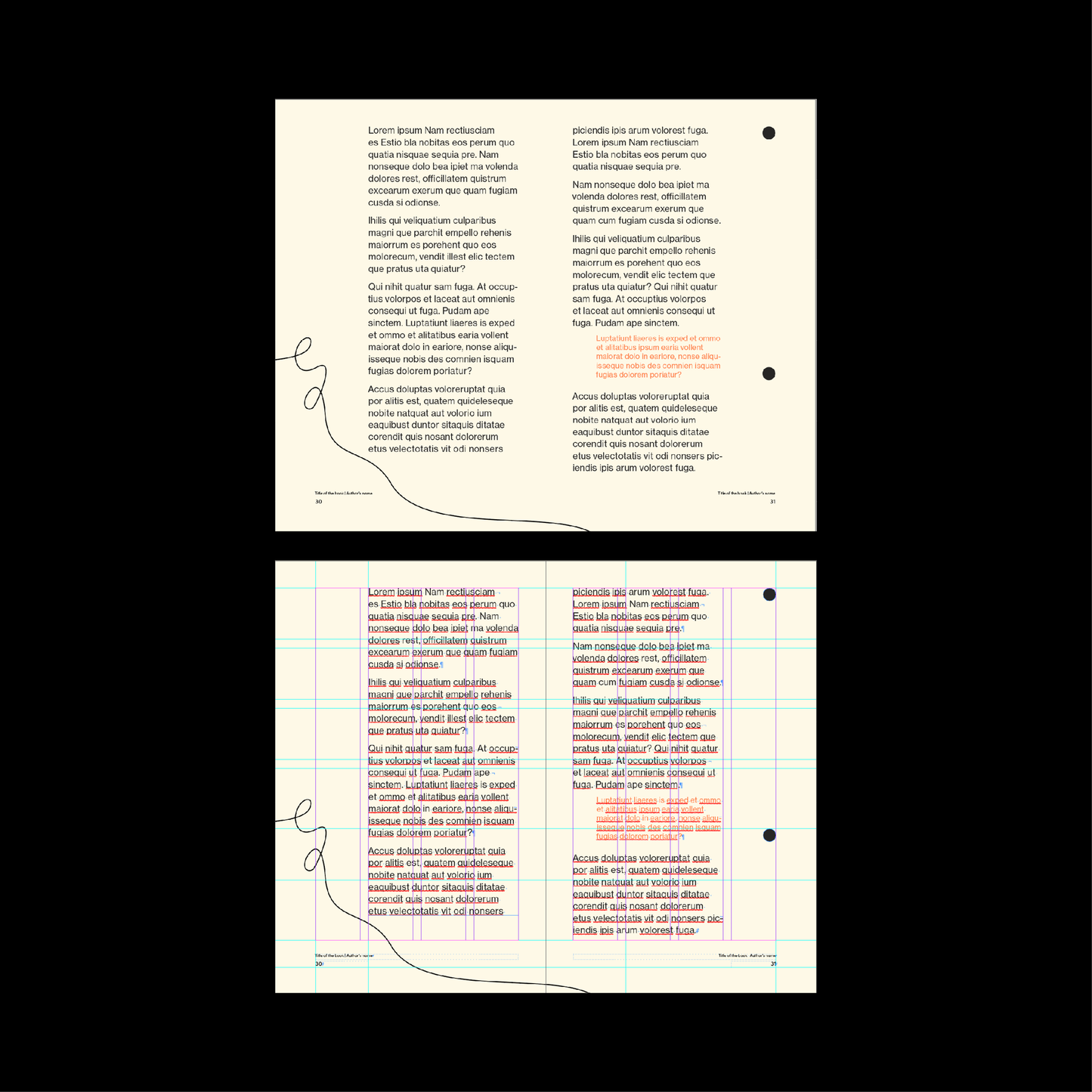 Line Art Poetry Book InDesign 5”x8"