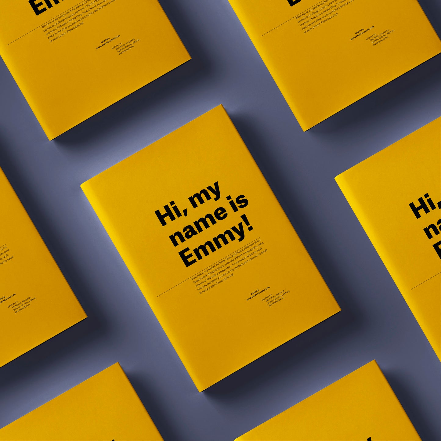 Portfolio book template Indesign Book layout