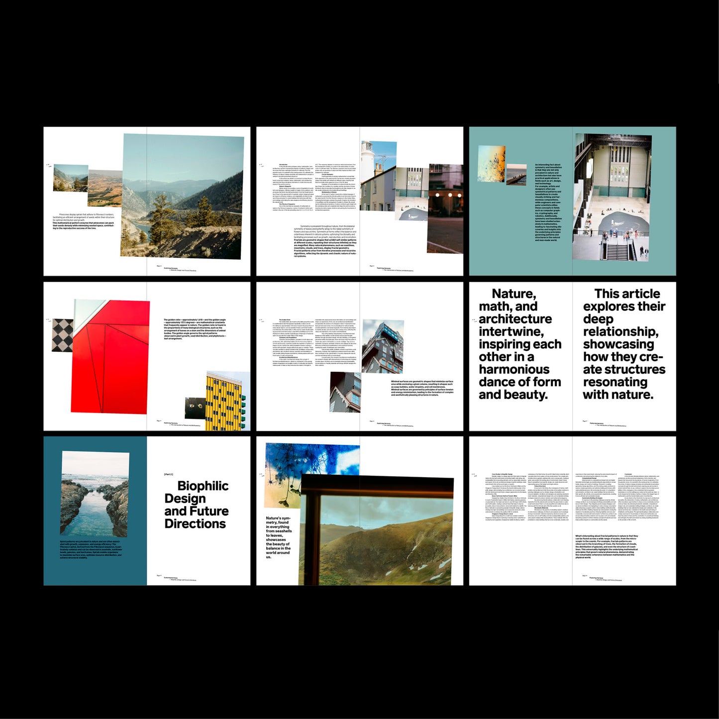 Architecture book template Indesign Book layout