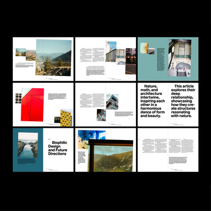Architecture book template Indesign Book layout