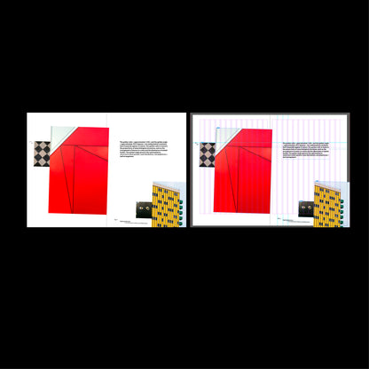 Architecture book template Indesign Book layout