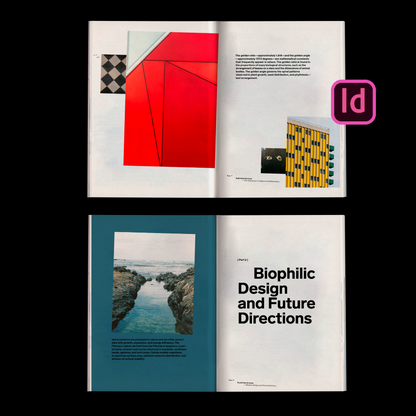 Architecture book template Indesign Book layout