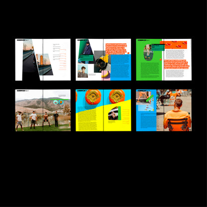 Magazine Template Indesign Collage