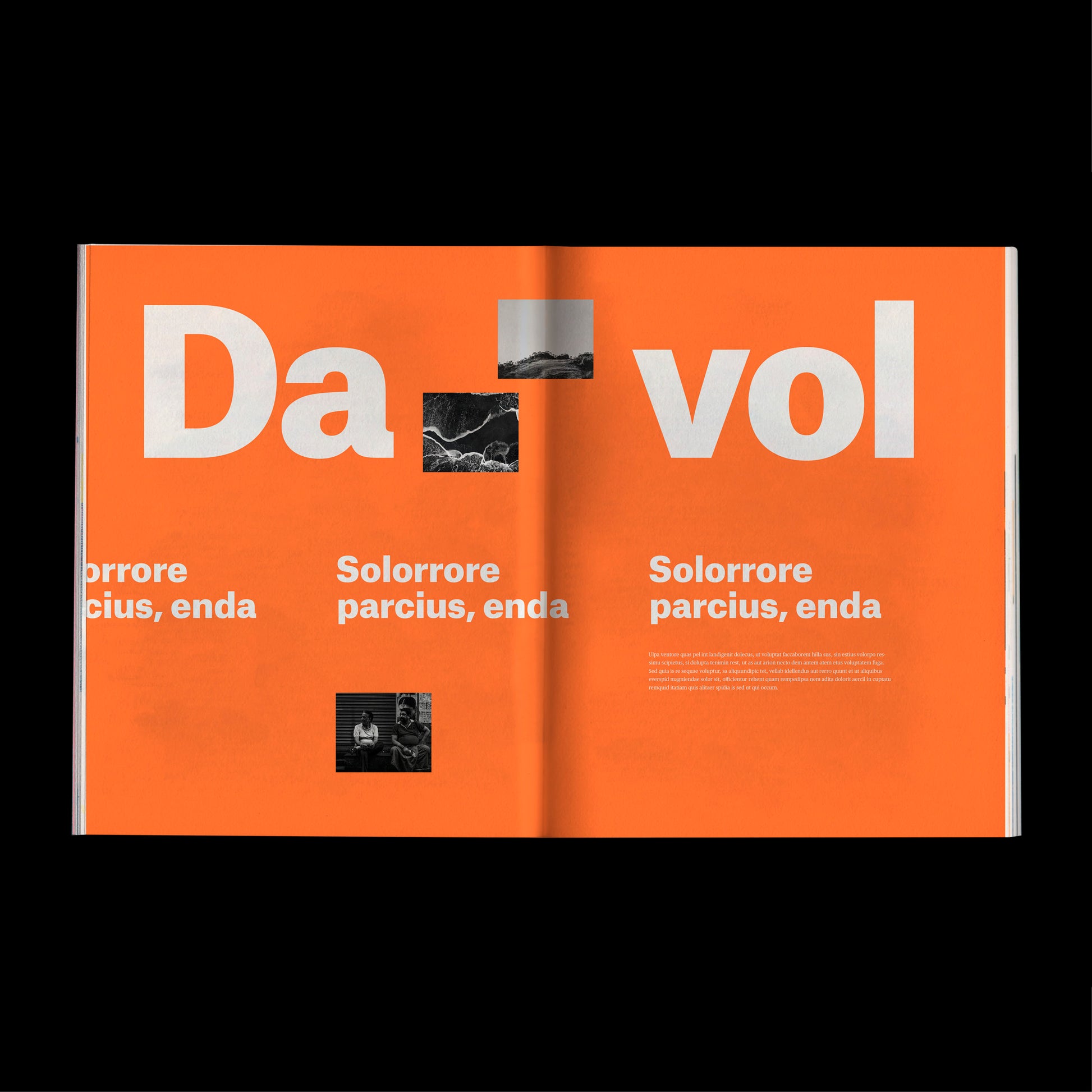 experimental book template Indesign Book layout modern