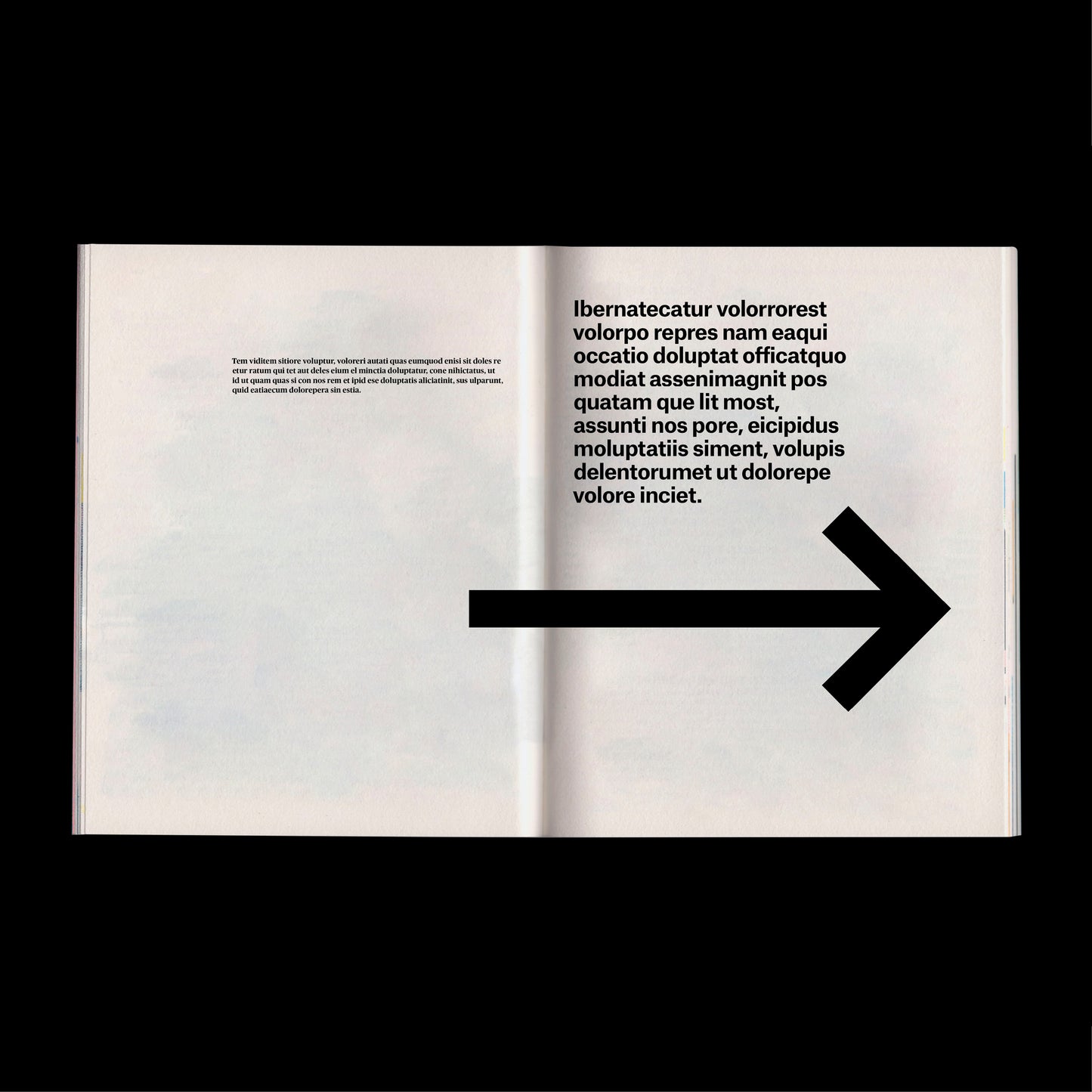 experimental book template Indesign Book layout modern