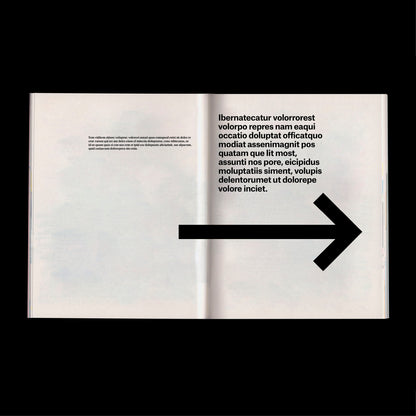 experimental book template Indesign Book layout modern