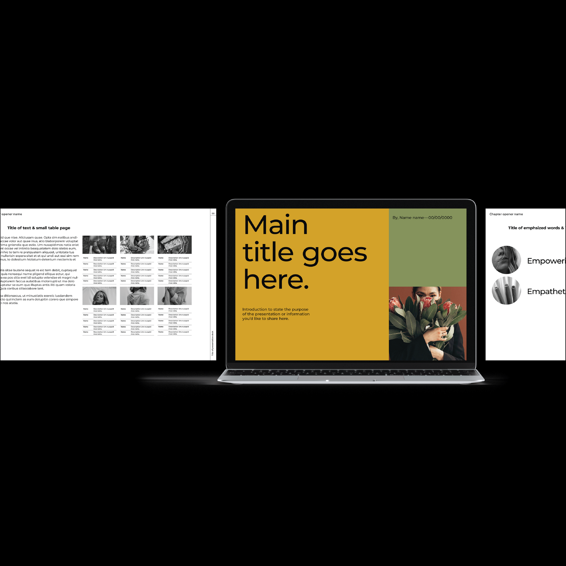 modern template Indesign Book layout 