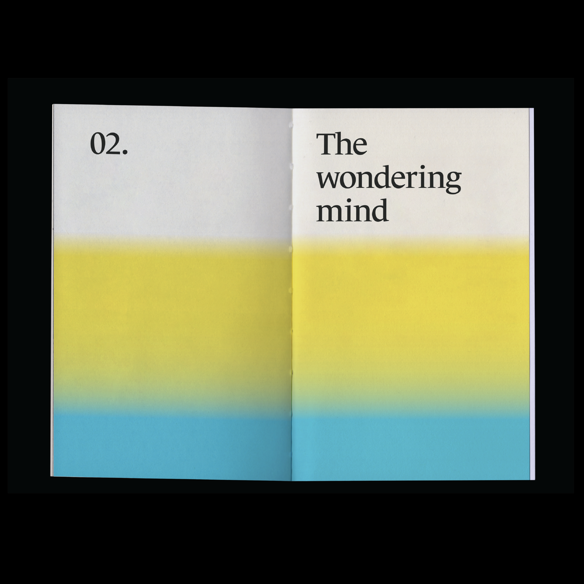 poetry book template Indesign Book layout gradient