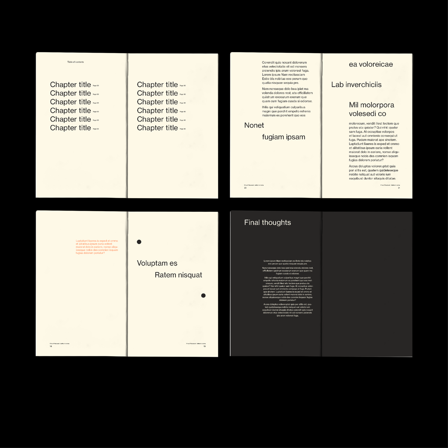 Line Art Poetry Book InDesign 5”x8"