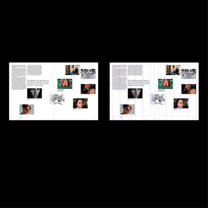 magazine template Indesign Book layout 