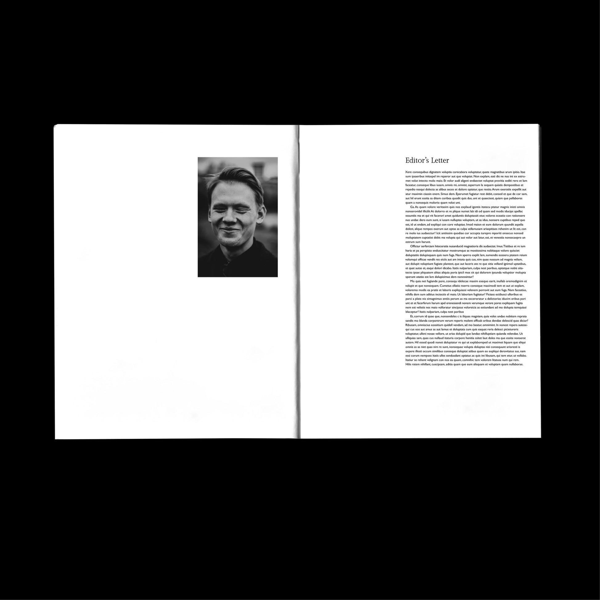 magazine template Indesign Book layout 