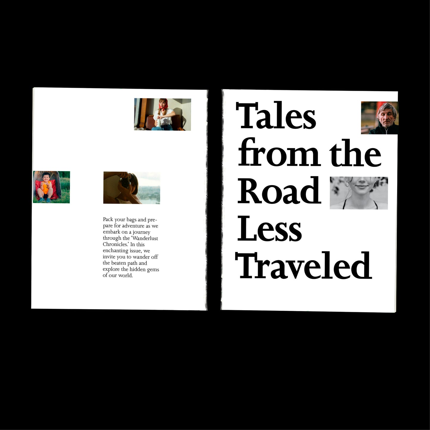 magazine template Indesign Book layout 