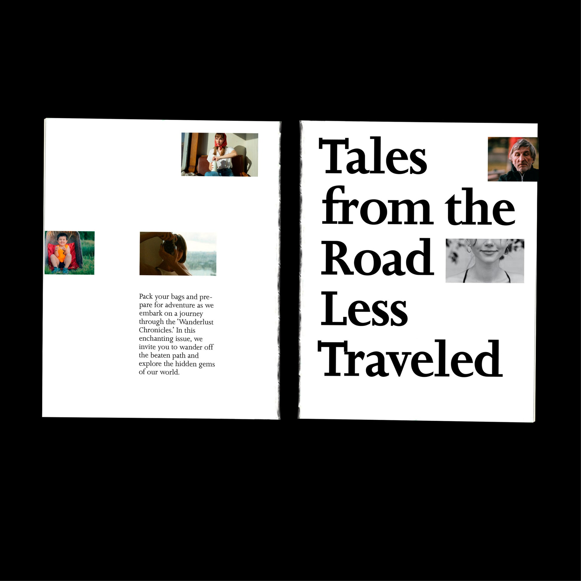 magazine template Indesign Book layout 