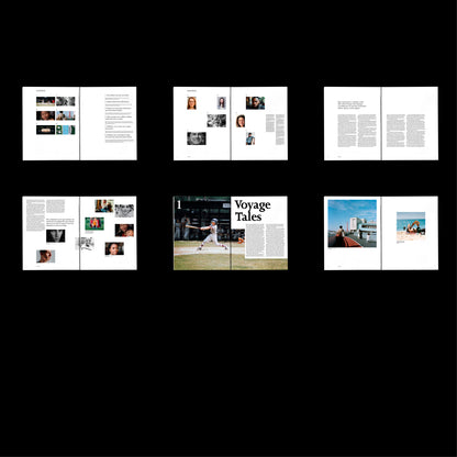 magazine template Indesign Book layout 
