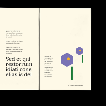 Poetry With Illustrations Template 5”x8”
