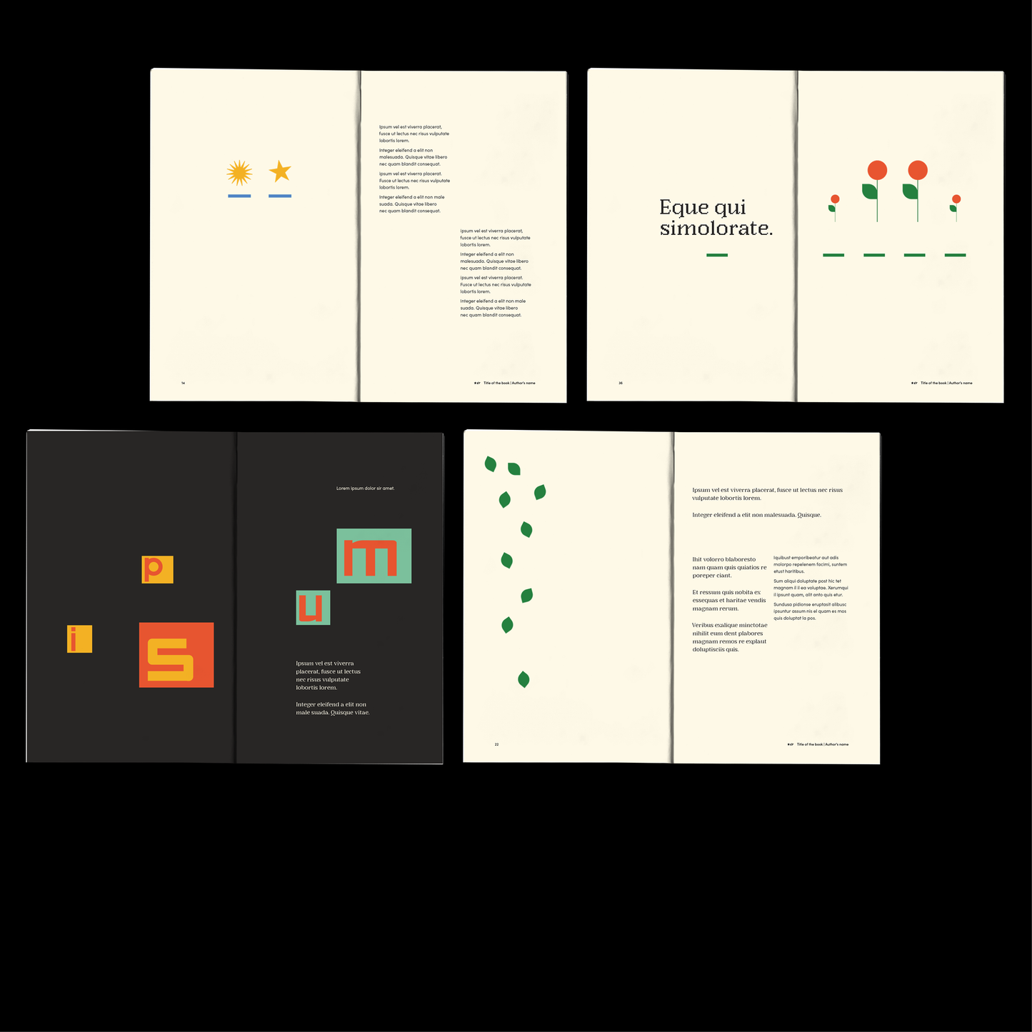 Poetry With Illustrations Template 5”x8”