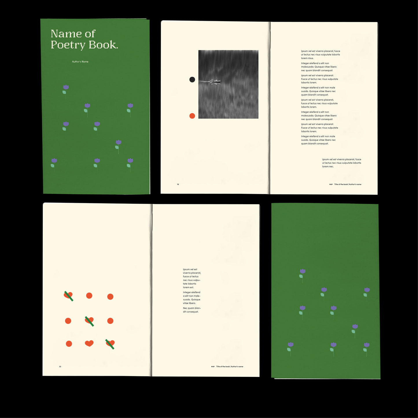 Poetry With Illustrations Template 5”x8”