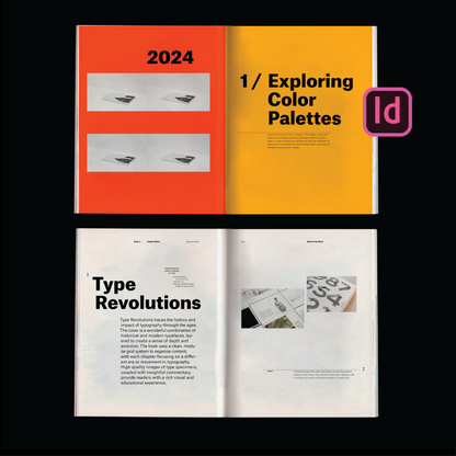 Portfolio book template Indesign Book layout