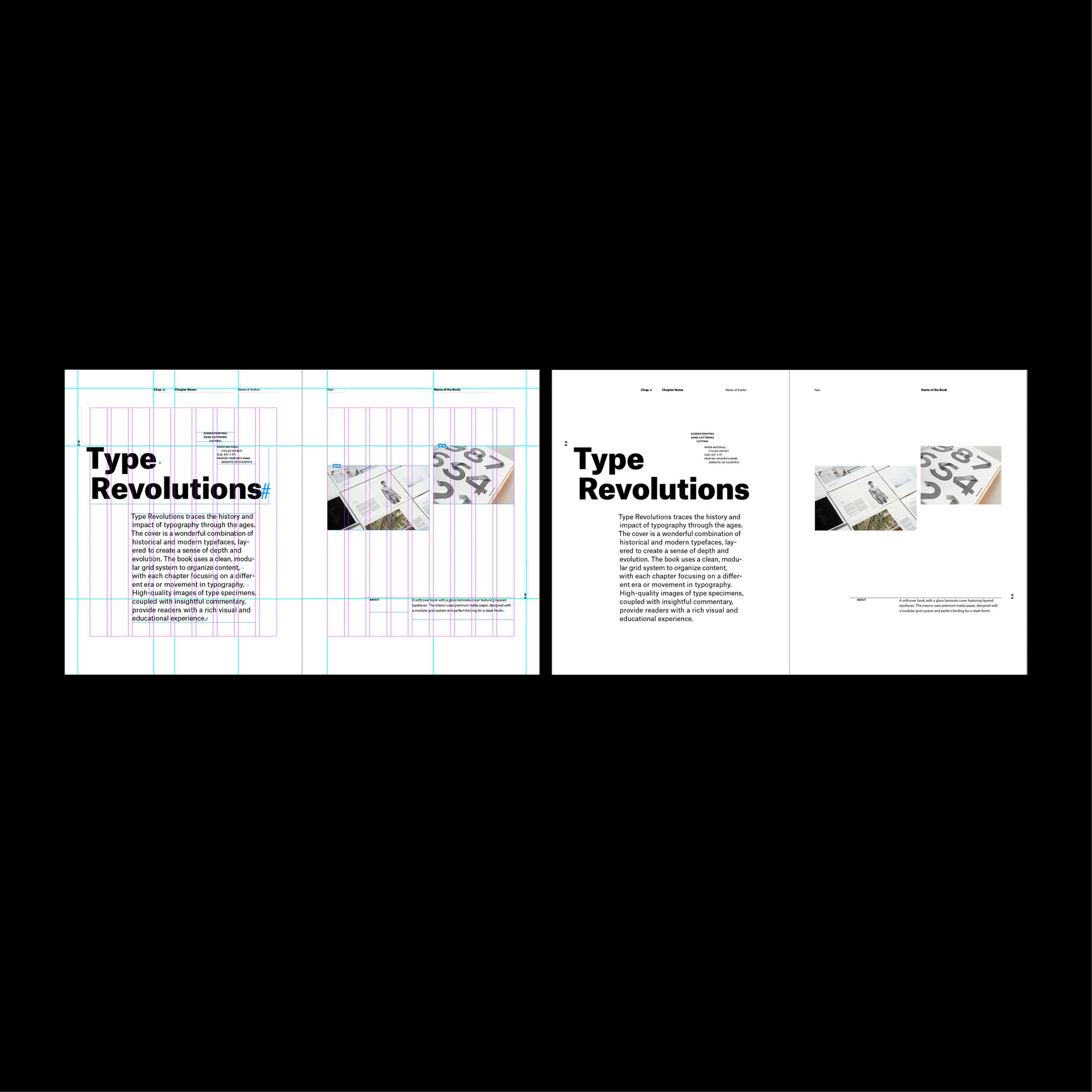 Portfolio book template Indesign Book layout