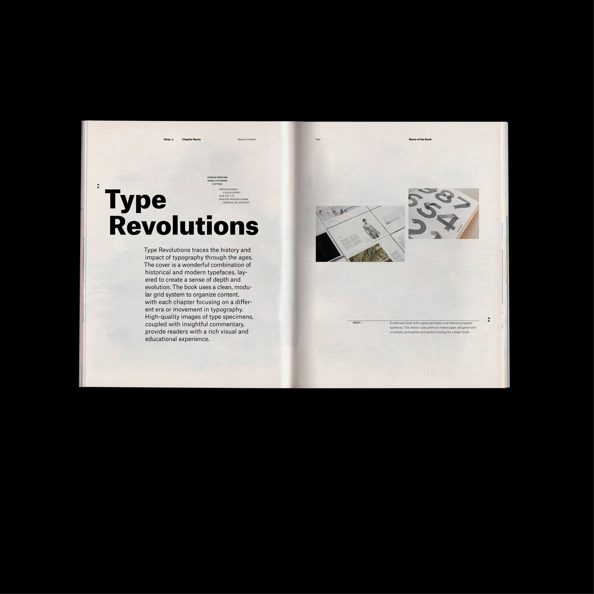 Portfolio book template Indesign Book layout