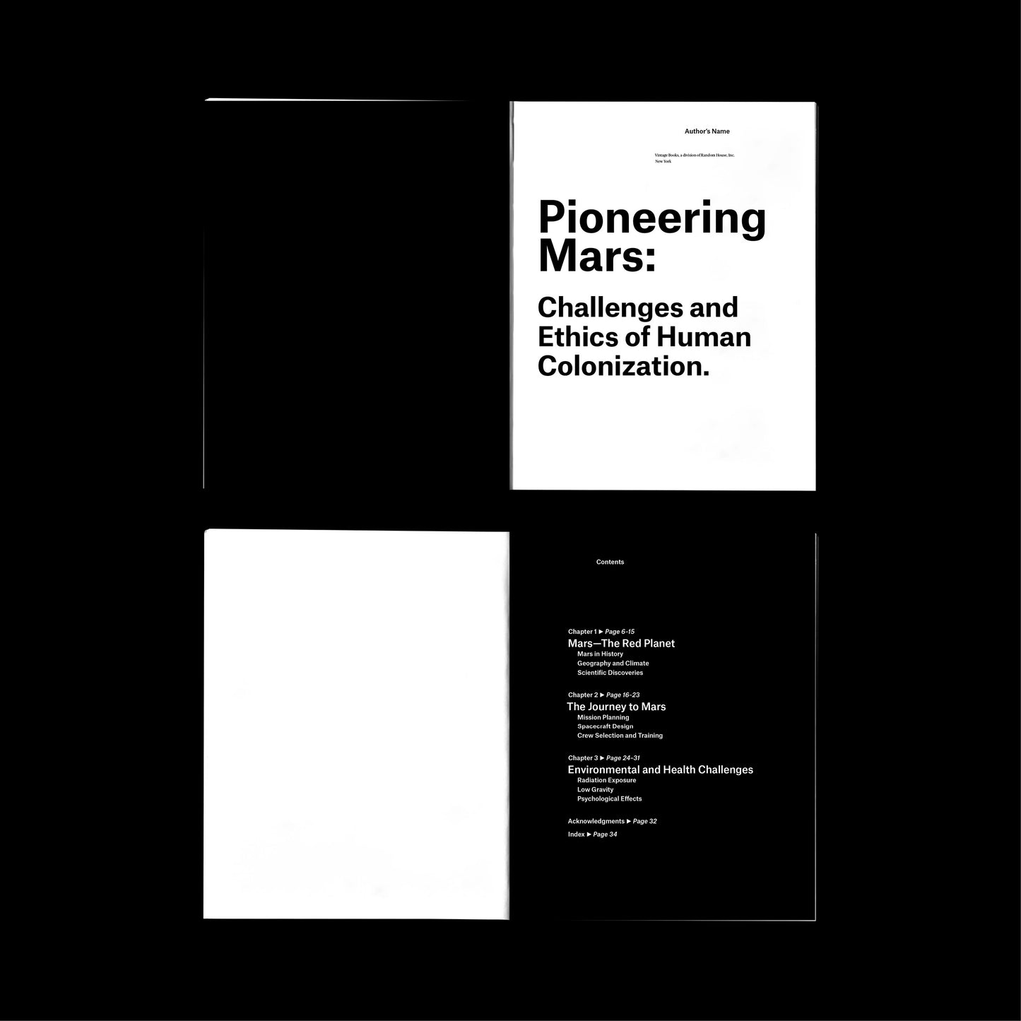 Science Book Template Indesign Book layout