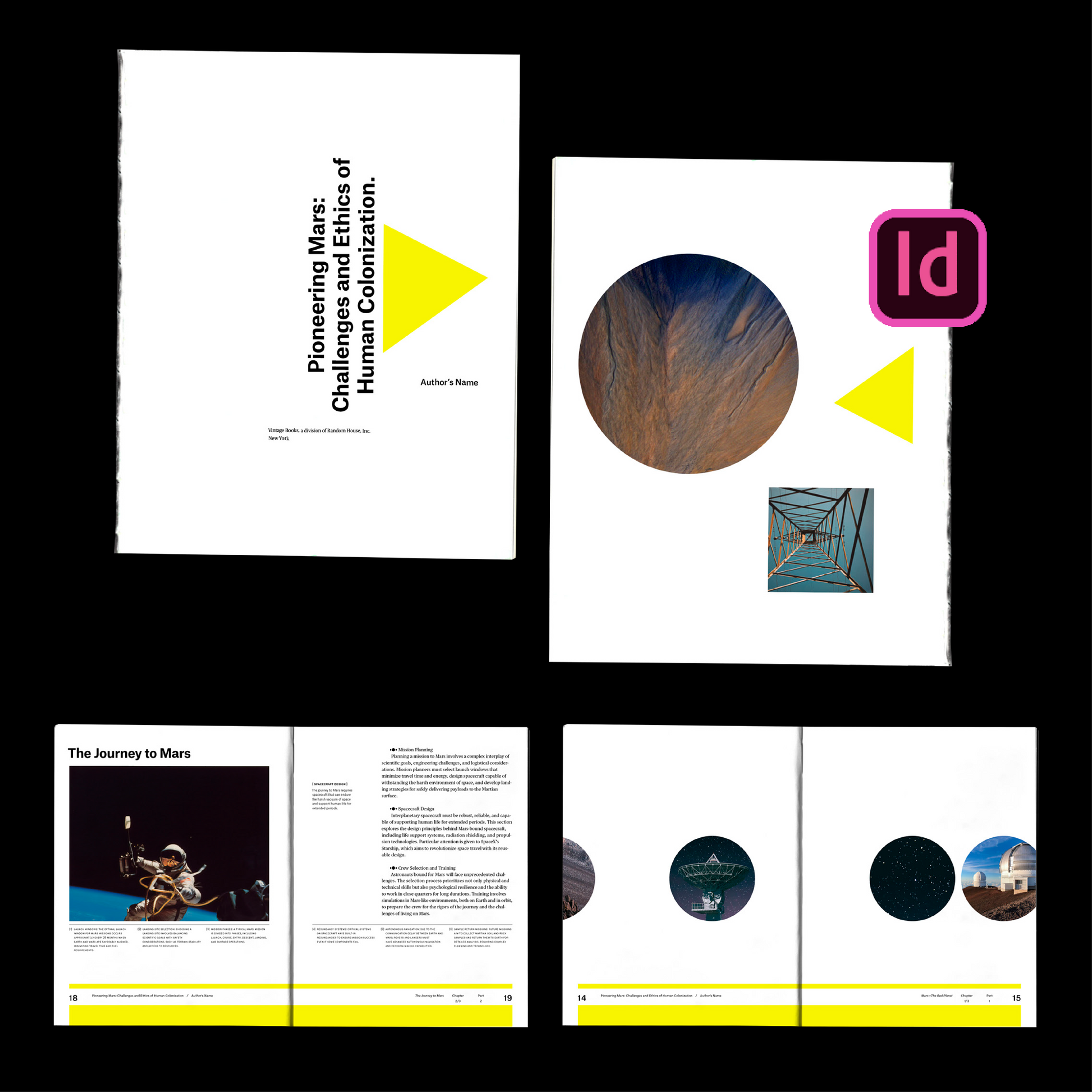 Science Book Template InDesign