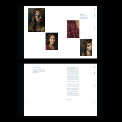 fashion portfolio book template Indesign Book layout