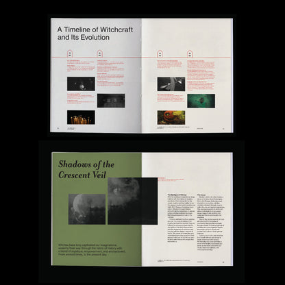 dark aesthetic book template indesign